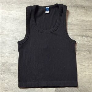 Old Navy Black Seamless Ribbed Top